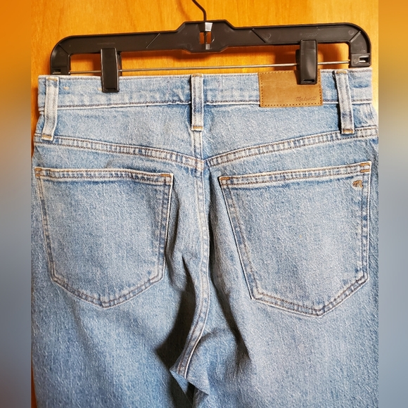 Madewell Women's Blue Straight Jeans Size 27 - Picture 4 of 8